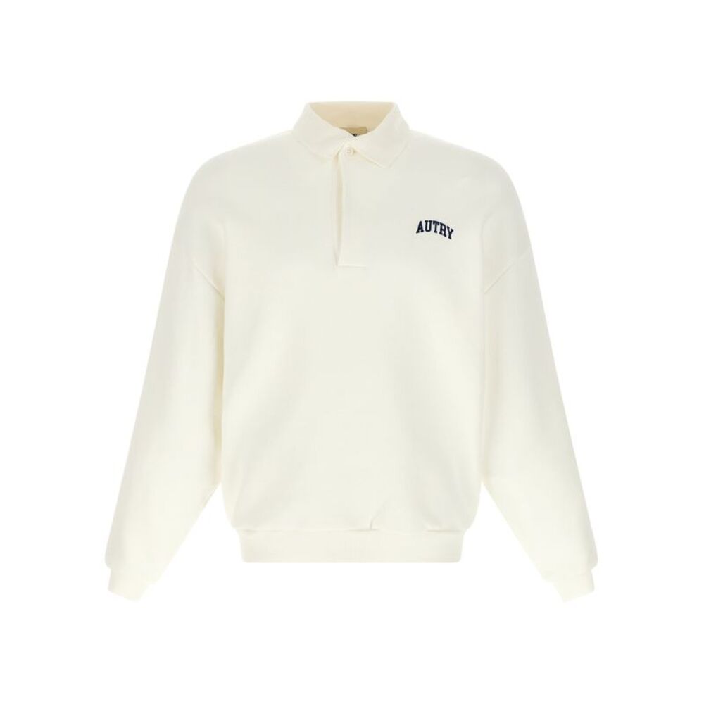 Autry White Cotton Men's Sweatshirt
